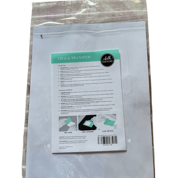 Chalk Couture New   You & Me  8.5 x 11 Reusable  Transfer - Picture 2 of 4